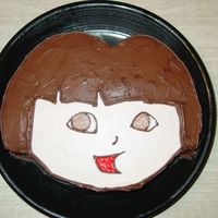 Dora I made this for my daughter's 3rd birthday. She loved it!