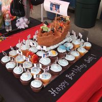 Pirate Ship My version of Debbie Brown's fondant covered pirate ship. (Thanks also to Margery for her help.)