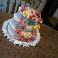 50Th Birthday This was the first cake I made for a customer.