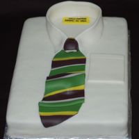 Fathers_Day_Cake.jpg Hubby's father's day cake even though he doesn't eat cakes. Yellow cake with choc. cinnamon filling and fondant tie.