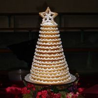 Danish Wedding Cake This is a picture of the kransekage or Danish Wedding cake. They are popular where I live in Denmark, Kansas as everyone has Danish...