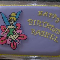 Tinkerbell Buttercream transfer