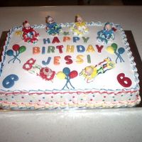 Pict4561.jpg Clown cake I made for my 6 year old granddaughter