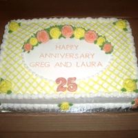 25Th Anniversary 25th anniversary, Wedding colors were yellow and peach.