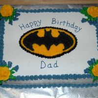 Batman Birthday Cake 