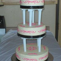 Tiered Wedding Cake White cake with buttercream frosting & strawberry filling. There is just something about this cake that I didn't like. We used the...