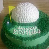 Golf Cake Inspired From This Site Co-workers Birthday