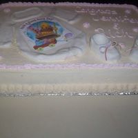 Baby Gown And Booties This is my first experience with Fondant icing. I think I love working with it!!!