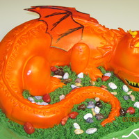 Dragon Cake I had a blast with this one, the little boy wanted a red dragon cake, that was his only request. This little guy blew his mind and made his...
