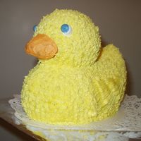 Just Ducky! 3D duck pan from Wilton. I made this for a friend who just had a baby. It was super easy to do too! I did this in April durring my Wilton...