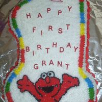 Elmo Birthday Cake 