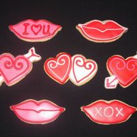 Valentine Cookies NFSC with Toba's Glaze.