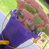 Margarita Bouquet Margarita cookie bouquet made for Caribbean themed party.