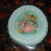 My First Painted Cake After learning onestroke painting, I learned to paint on cakes. This was the first one I did in 2004. My husband was upset because we...