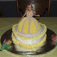 Daughter's 18Th Birthday Cake 3/9/07 My first attempt at a doll cake was for my daughter.