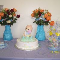 Precious Moment Baby Shower Cake 