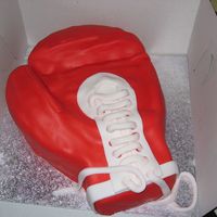 Kick Boxing This was a birthday cake for someone who loves kick boxing...this is a replica of the glove they use.