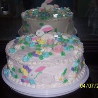 Bunny Cake I made this cake for a family get together at Easter.