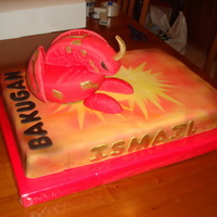 Bakugan Cake 