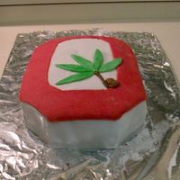 Osu Block O The Ohio State University Block O with a Buckeye leaf and a Buckeye. Its a red velvet cake, with grey icing (scarlet and grey are OSU...