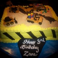 Construction Zane wanted dump trucks for his Birthday. We got the idea from this site so thank you! The dirt is graham cracker crumbs and crushed oreos...