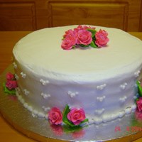 Anniversary Cake I made this for our 10th anniversary.....it has little mickey heads on it because we did a Vow Renewal at Walt Disney World for our 10th. I...