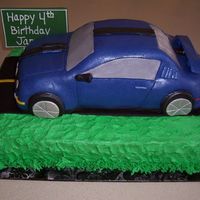 3D Mustang Cake 