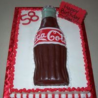 Coke Bottle Cake 