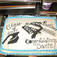 Graduation Cake For Cedar Grove School 