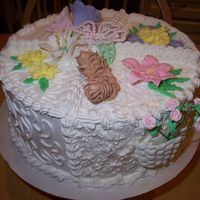 Sample Cake This cake is all royal icing and was our sample cake that we did on completion of an intermediate cake decorating course. It's also my...