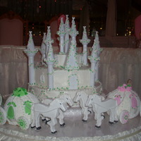 Castle And Carriage Cake 