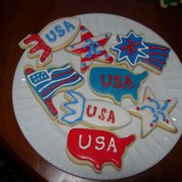 4Th Of July Cookies 