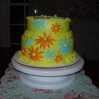 First Tier Cake This is my first tier cake. I made it for my daughters birthday. My daughter said it even looks topsy turvy. It wasn't suppose to be!...