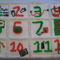 12 Days Of Christmas Jazzercise Version Made this for instructors Christmas party - 1 great staff to work with, 2 jazz hands, 3 exertubes, 4 jazz squares, 5 microphones, 6...