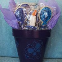 Cookie Bouquet This is a picture of my latest birthday cookie bouquet. Just delivered it.