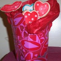 Valentine Cookie Bouquet 