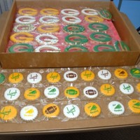 Packer Cookies! NFSC--Antonia's Icing--Some with stenciled details