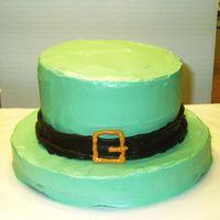 St. Patrick's Day Hat Nothing special - Just a fun little quick cake I did for my husband's work. Bottom layer is yellow cake, other two layers are...