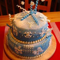 Birthday And New Years Cake. 