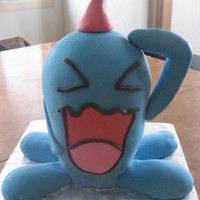 Pokemon Cake (Wobbuffet) This is the cake my 15 year old daughter wanted for her birthday. She shared with her English class. Vanilla cake, all fondant.