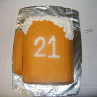 Beer Mug Birthday Cake 