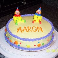 Clown Birthday Cake This is another cake I made for Wilton class. It was fun making the clowns!