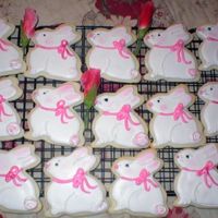 Some Bunny Loves You cream cheese sugar cookies, RI,Thanks for looking