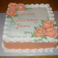 Birthday Cake Small White cake with Buttercream icing