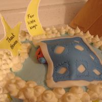 Close Up Of The Fondant Baby 