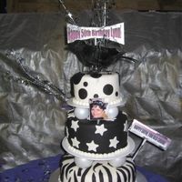 Happy 50Th Birthday! Fondant cake made for a 50th Birthday! This was too much fun!