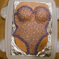 Bodice Cake Made this in my level two cake class. Lots of fun!!