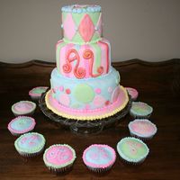 Al Cake This is a copy of my MM cake I did for a sweet sixteen.