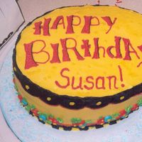 Mary Engelbright Cake Birthday cake for someone who loved Engelbright.