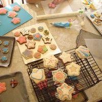 Cookie Decorating Day! i invited a few of my friends over for a cookie decorating "party" the next few pics will be of the "art" we created...